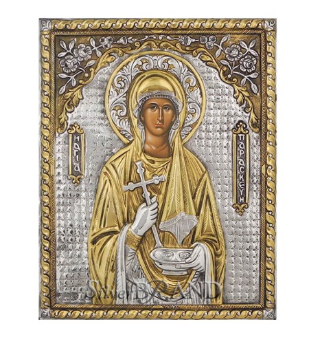 Greek Orthodox Silver Icon Virgin Mary Ασημένια Εικόνα Παναγία Αναγέννησης Богородица c:39252061-333
